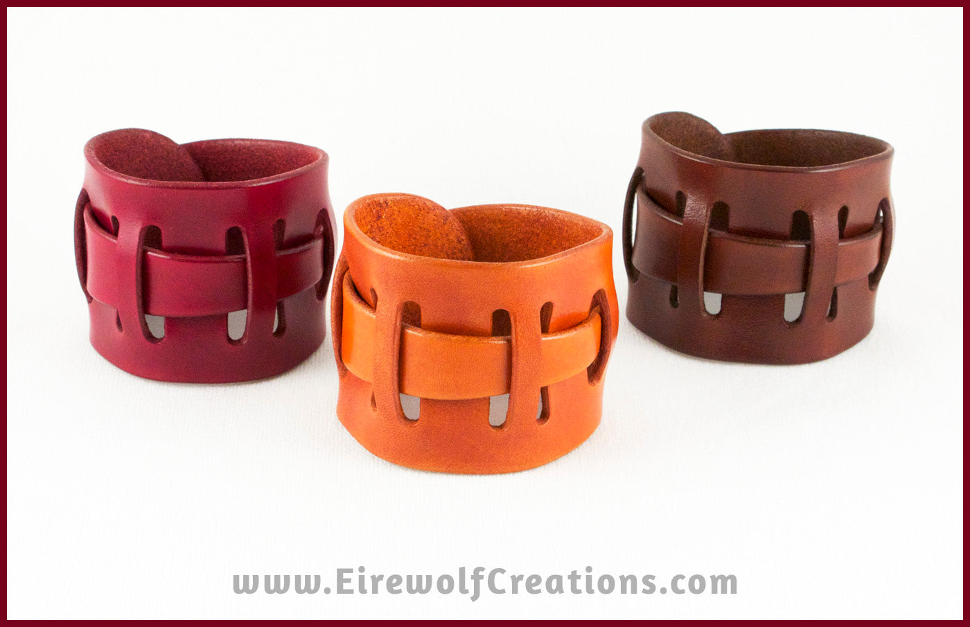 Custom leather cuff bracelet on sale