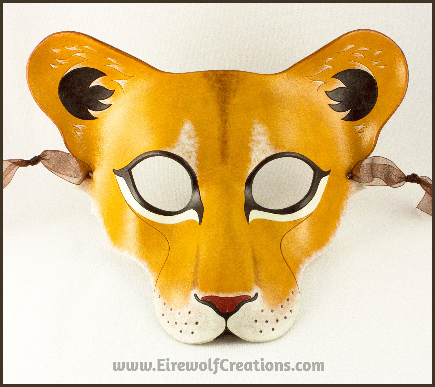 lion therian mask ;3 in 2023  Cat mask, Cute little animals, Drawings