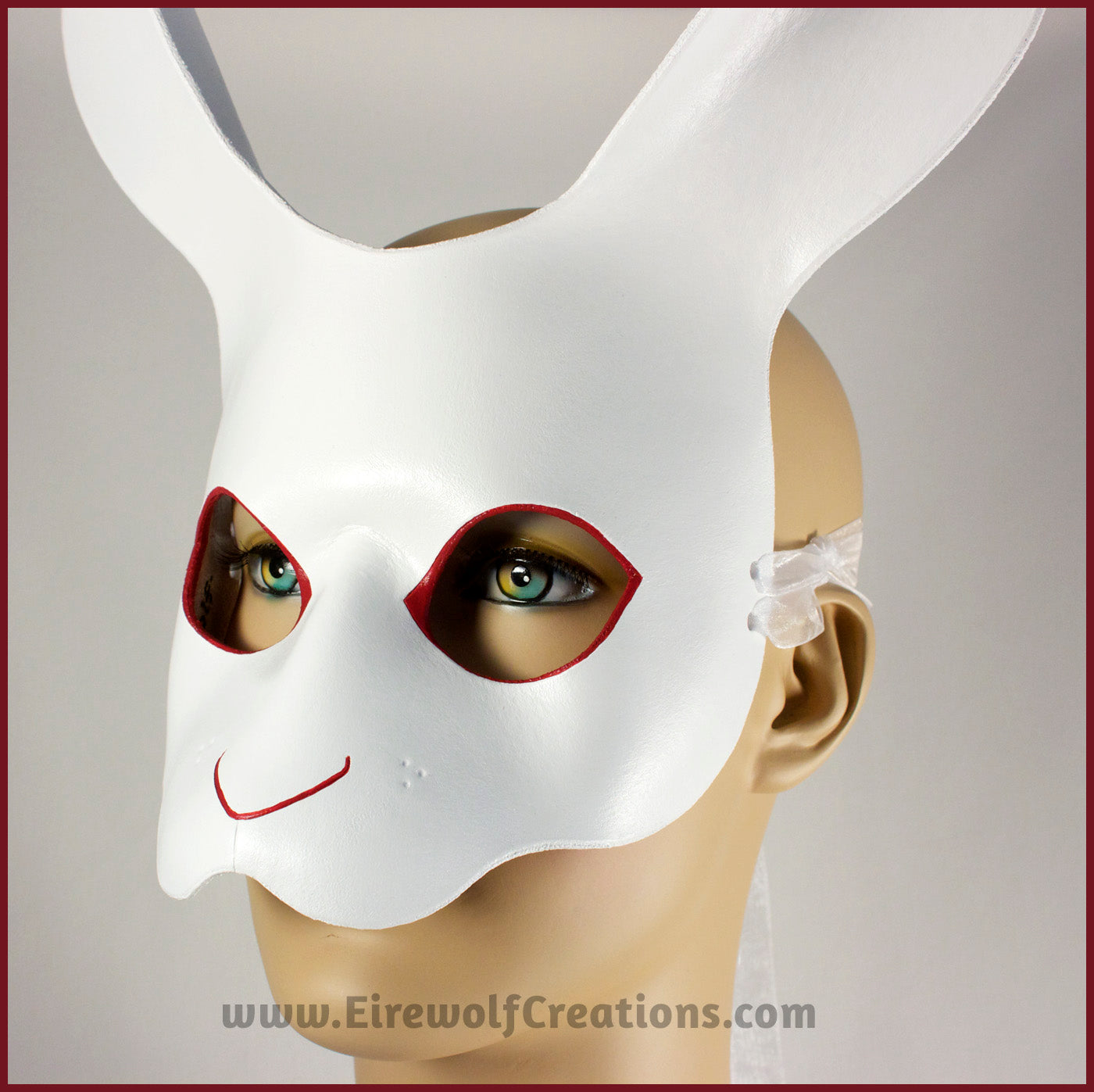 White Rabbit Mask Photography White Rabbit Masquerade Mask