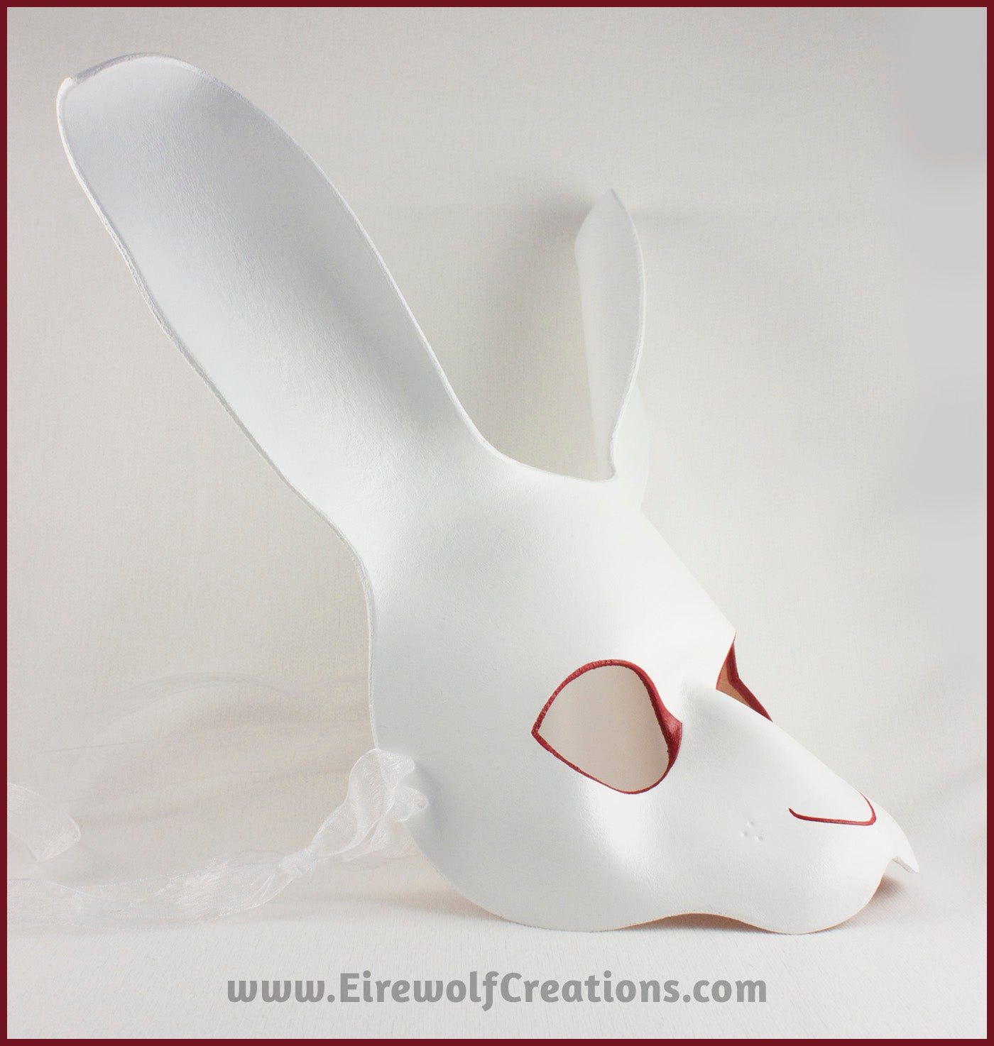 Masquerade Rabbit White Rabbit bunny mask Alice in Wonderland masquerade costume handmad ...